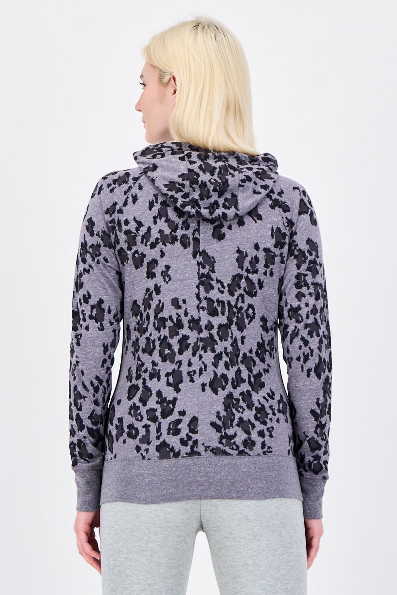 Nike هودي خارجي طويل الأكمام للنساء بتصميم قياسي، متعدد الألوان - Image 3