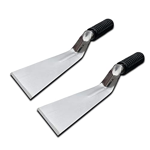 TAD SOLID Stainless Steel Khurpa (Khurpi, Trowel) - Pack of 2 | Gardening Hand Tool for Weeding and Planting | Ergonomic Garden Spade and Cultivator | Heavy-Duty Garden Tools for Home - Image 1