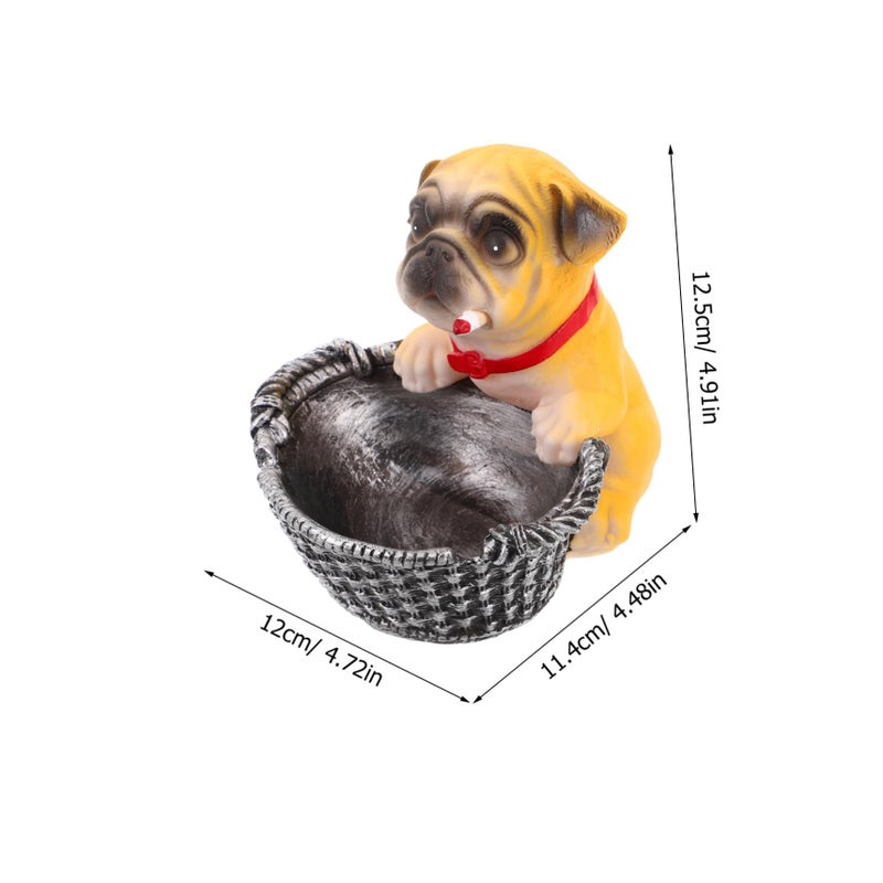 Unique Dog Resin Ashtray Desktop Holder Quirky Home Patio Decor Accessory - Image 3