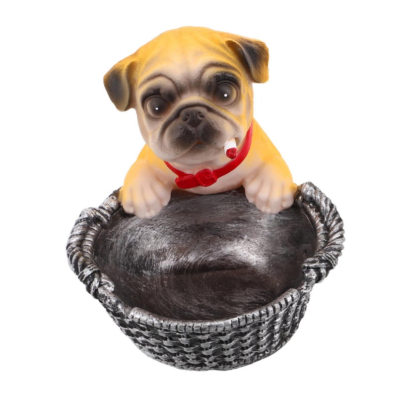 Unique Dog Resin Ashtray Desktop Holder Quirky Home Patio Decor Accessory - Image 2