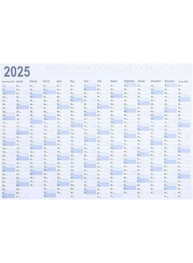 2025 Wall Calendar Planner With Daily Agenda For Home And Office Organization - Image 1