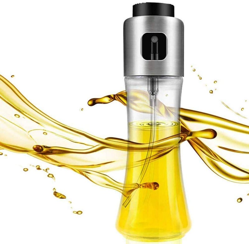 SEMITO Oil Sprayer Dispenser Olive Oil Sprayer Spray Bottle for Oil Versatile Glass Spray Olive Oil Bottle for Cooking Vinegar Glass Bottle for Cooking Baking Roasting Grilling Pack of 1 - Image 1