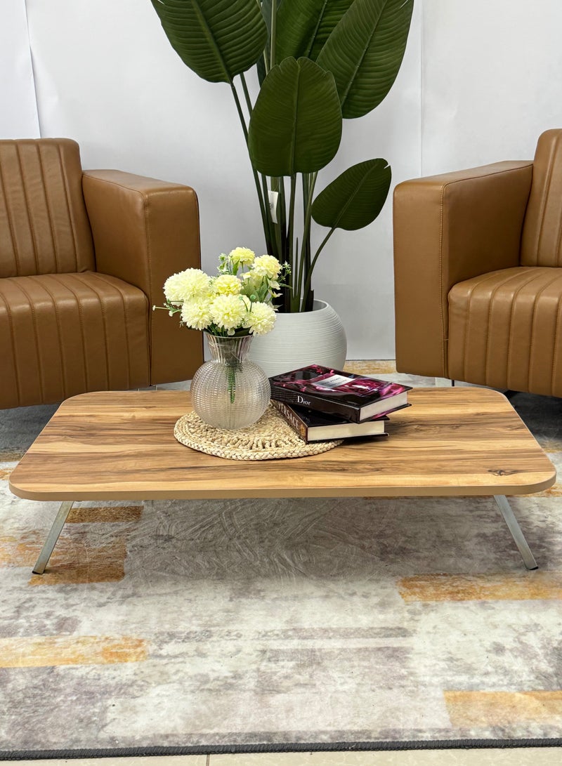 Living Foldable legs floor center table for living room, kitchen, meeting room, multi-functional coffee table 50X80 CM - Image 1