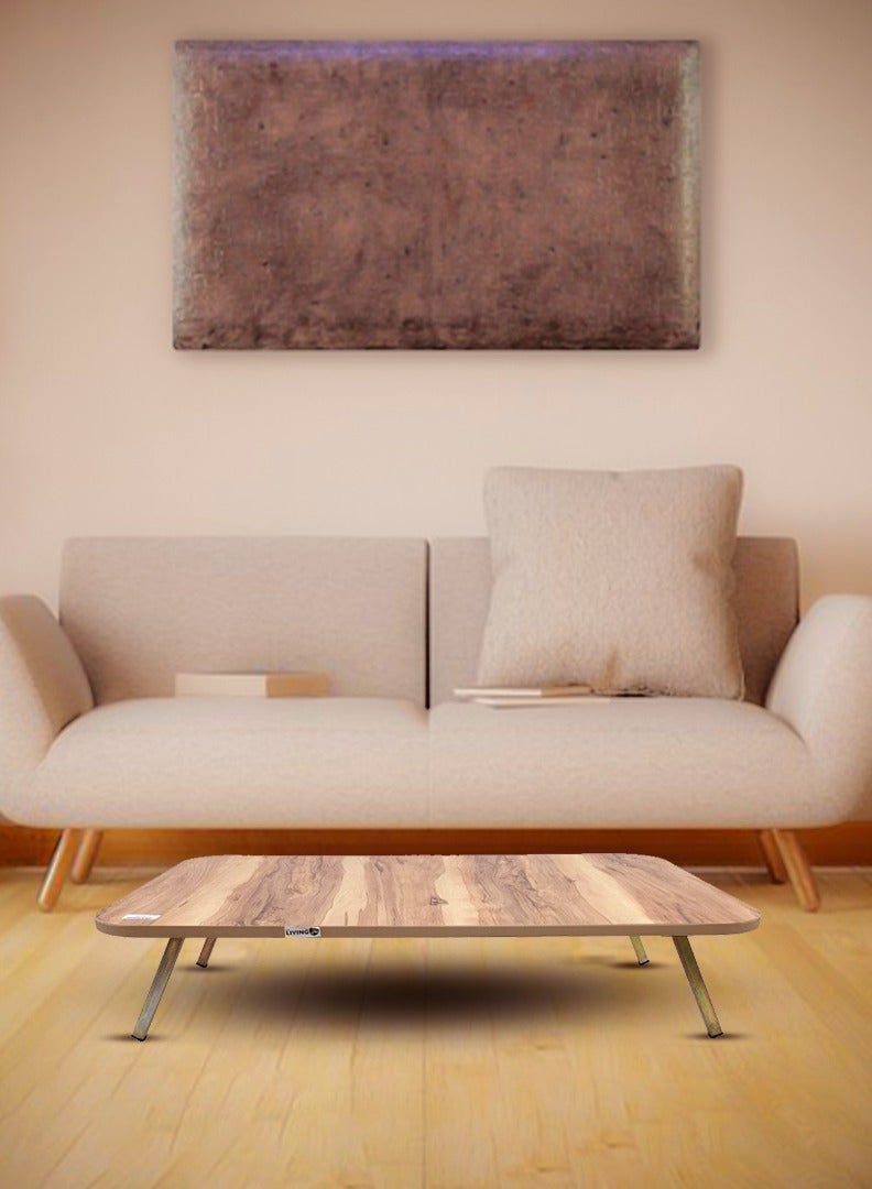 Living Foldable legs floor center table for living room, kitchen, meeting room, multi-functional coffee table 50X80 CM - Image 3