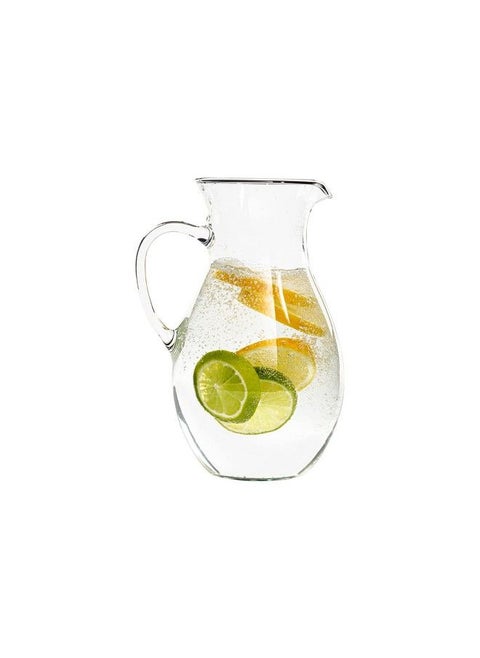 Small Glass Pitcher With Spout: Borosilicate Glass Pitchers With Handle Glass Drink Pitcher Margarita Pitcher Sangria Pitchers Pitchers Beverage Pitchers 1 Quart Pitcher