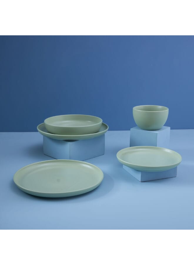 هوم برو طقم عشاء "بيستاشيو بريز" من ٢٤ قطعة - لون النعناع - Image 1