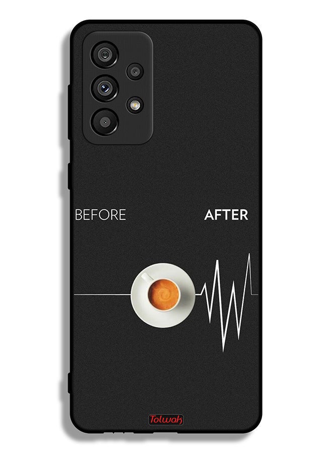 Tolwak Samsung Galaxy A73 5G Protective Case Cover Before After - Image 1