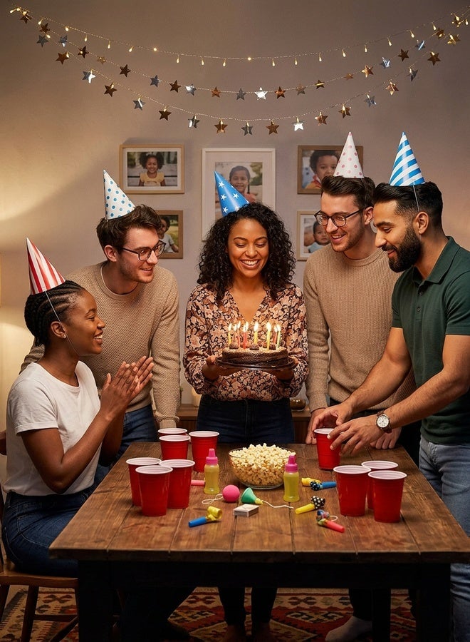 Beauenty Mini Disposable Shot Cups,120 Count 2oz Red Plastic Cups,party Cups,game Cups,jello Shots, Coffee Cup,suitable For Condiments, Snacks, Fruits,Samples And Tasting Cups,reusable Plastic Cups - Image 3