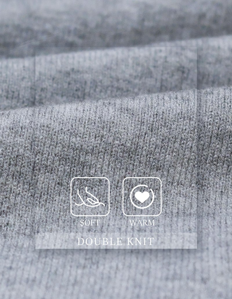 Puli بونشو كيب شال كاردجان سويتر للنساء مفتوح من الأمام رمادي - Image 4