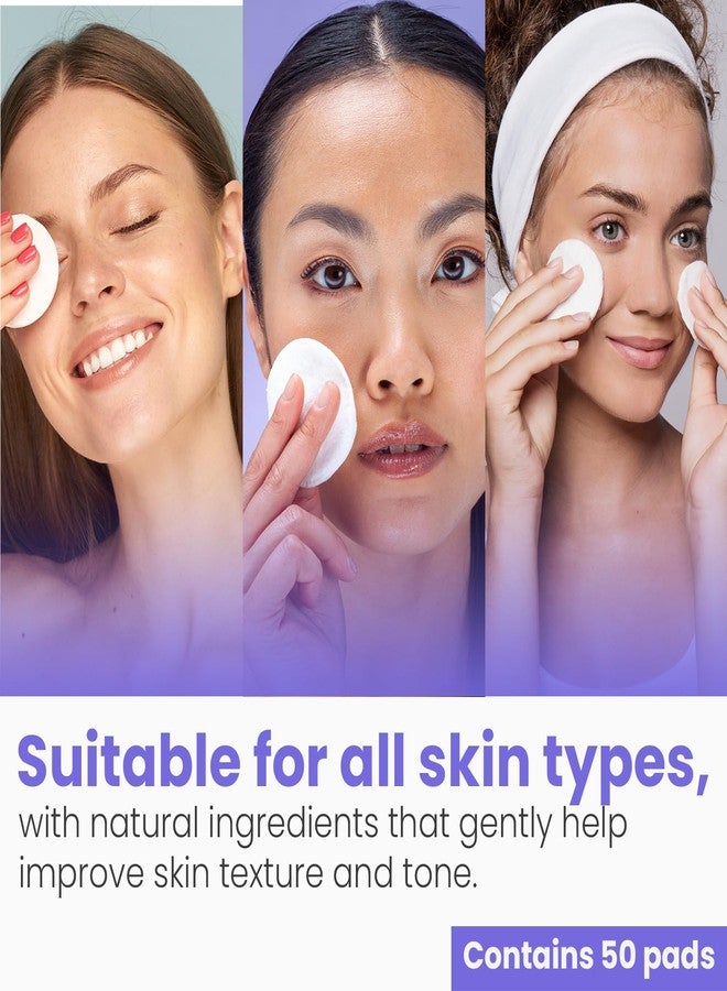 Nuva Botanicals 10% Glycolic Acid Pads (50 Pads) - Exfoliating Pads for Face Chemical Peel for Face at Home - Glycolic Acid Peel Exfoliating Face Pads - Acne Pads Facial Peel Face Exfoliating Pads with Vitamin C - Image 4