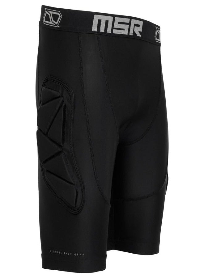 MSR™ Strike Padded Motorcycle Riding Shorts, Black, L - Image 3