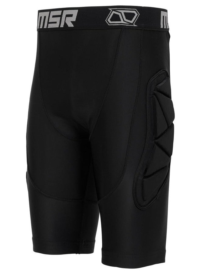 MSR™ Strike Padded Motorcycle Riding Shorts, Black, L - Image 1
