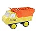 BLUE PANDA Dump Truck Pinata Small 157 x 92 x 63 In Yellow Orange Filled Pinata for Boys Birthday Party Construction Party Decoration - Image 3