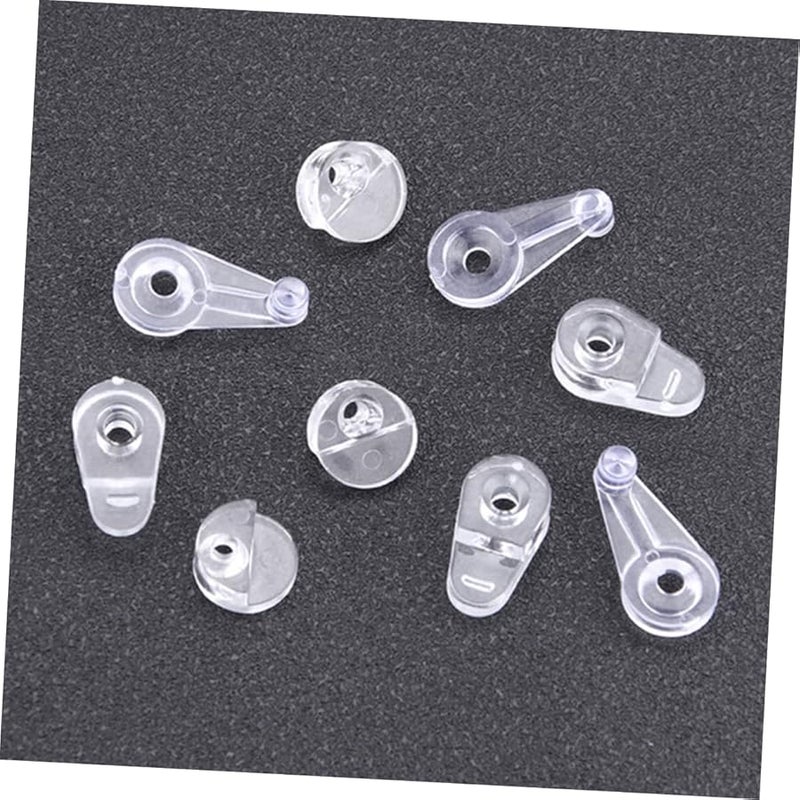 ARTIBETTER 50 قطعة مشابك زجاج مسامير تركيب مرآة حامل خزانة مشابك تثبيت ثابت ألواح زجاج - Image 4