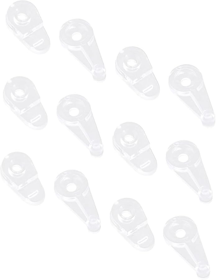 ARTIBETTER 50 قطعة مشابك زجاج مسامير تركيب مرآة حامل خزانة مشابك تثبيت ثابت ألواح زجاج - Image 1