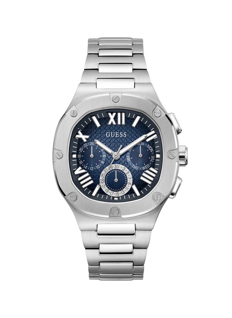 GUESS GW0572G1 – Elevate Your Style with a Sleek Silver-Tone Multi-Function Watch - pzsku/ZA7877CCDB3DD54C3805AZ/45/_/1741519050/f973571c-6e94-4591-9bf4-4b97ad57b868