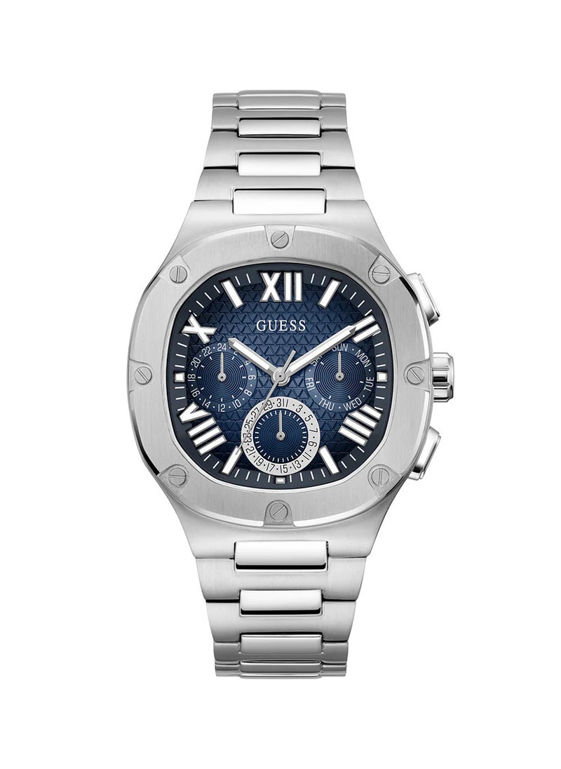 GUESS GUESS GW0572G1 – Elevate Your Style with a Sleek Silver-Tone Multi-Function Watch  - Image 3