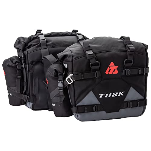 Tusk Pilot Pannier Bags with Bottle Holders - Image 1