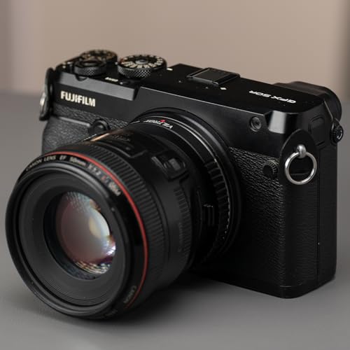 VILTROX EFGFX II Auto Focus Lens Mount Adapter Converter with Aperture Control EXIF Transmitting Compatible with Canon EOS EFEFS Lens to Fujifilm GMount GFX Cameras GFX 100S 50S 50R - Image 3