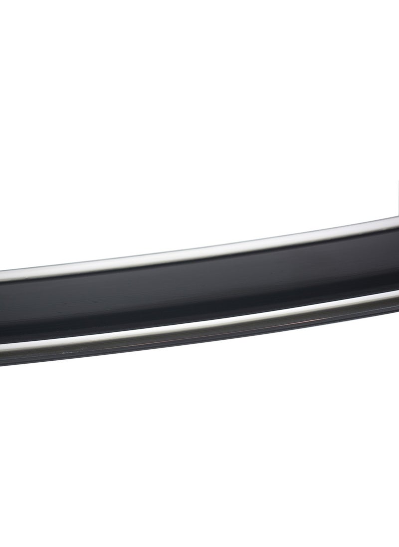 TrendGaraj - Trend Garage Middle Piano Black Special Series Adhesive Nickel Strip 45MM - 1 Meter - Image 1