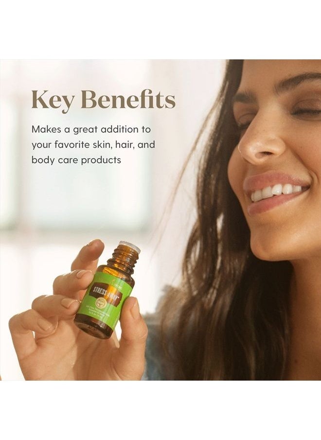 Young Living Stress Away Essential Oil - Relaxing Blend with Lime, Cedarwood, Vanilla & Lavender - 15ml Bottle for Calm & Serenity. Find Peace with Stress Away Essential Oil  - Image 4