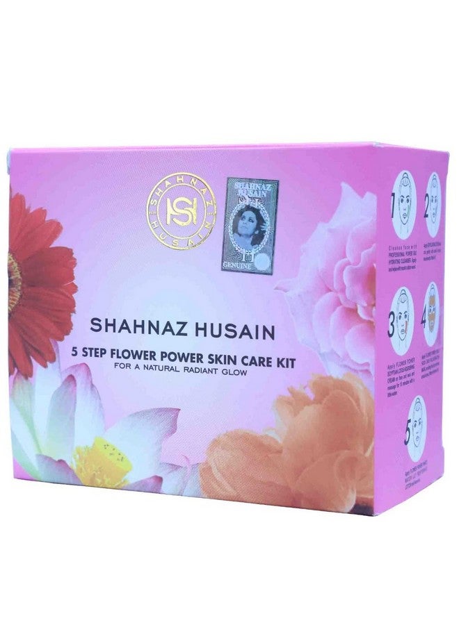 Shahnaz Husain مجموعة العناية بالبشرة من شهنواز حسين 5 خطوات قوة الزهور - Image 1