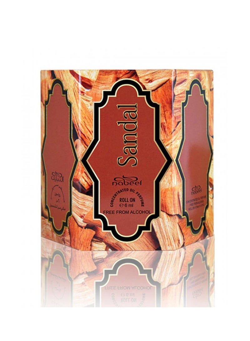 Nabeel Nabeel Sandal Alcohol-Free Roll On Oil Perfume 6 ML - Image 3