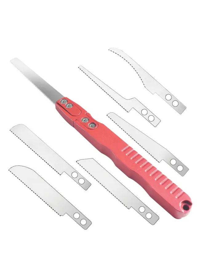 Mini Hand Saw Model MS 107B006K With 6PCS Blades For DIY Handcraft Pruning And Branch Cutting - Image 2