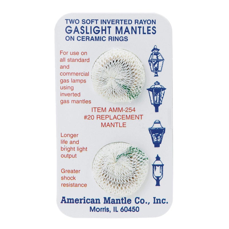 American Mantle Company Inc 254 Soft Inverted Mantle #2 / 179b Ring - Image 4