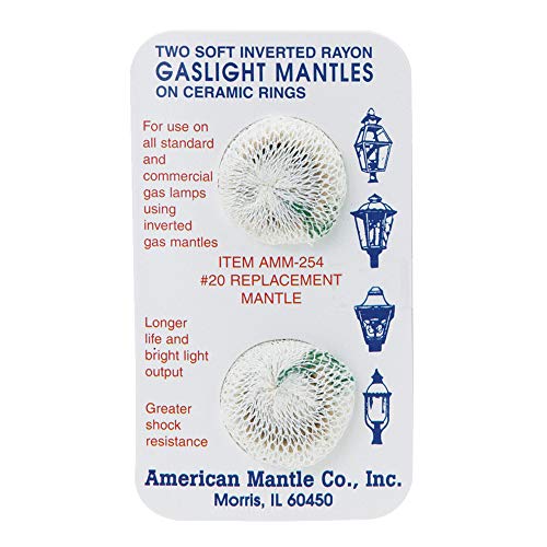 American Mantle Company Inc 254 Soft Inverted Mantle #2 / 179b Ring - Image 1