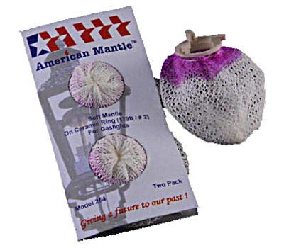 American Mantle Company Inc 254 Soft Inverted Mantle #2 / 179b Ring - Image 3