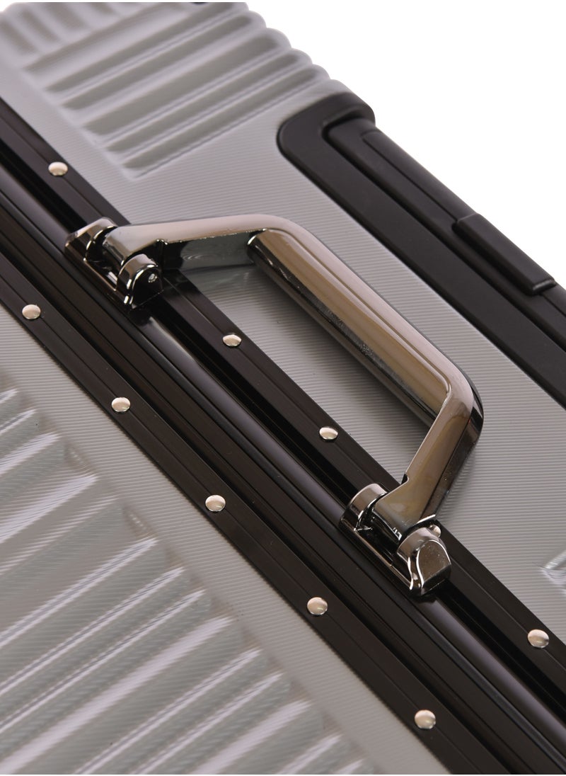 Track - Track ABS+PC Zipperless Luggage Set, Strong Frame with Combination Locks, Travel Trolley Bag with Carry On Cabin Size and Large Check-in Size, 4 Double Wheels, TC226/3P ( 20/24/28 Inches) - Image 1