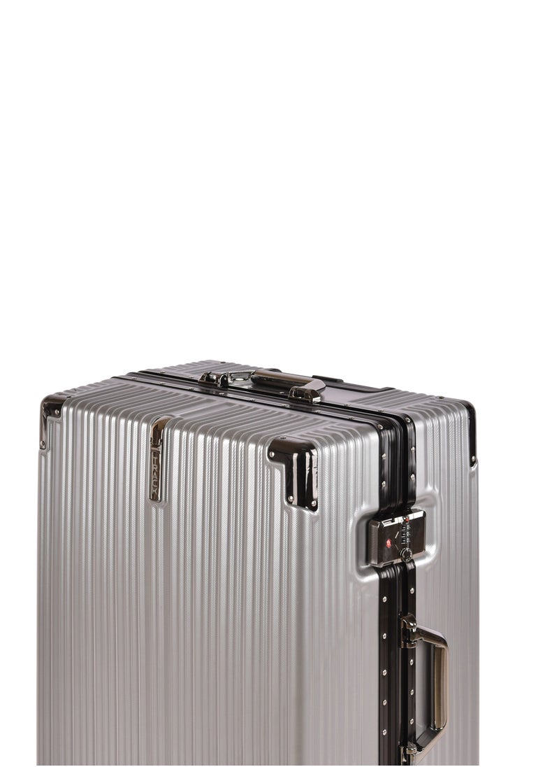 Track - Track ABS+PC Zipperless Luggage Set, Strong Frame with Combination Locks, Travel Trolley Bag with Carry On Cabin Size and Large Check-in Size, 4 Double Wheels, TC226/3P ( 20/24/28 Inches) - Image 1