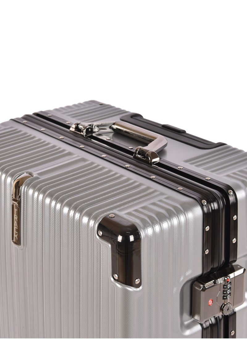 Track - Track ABS+PC Zipperless Luggage Set, Strong Frame with Combination Locks, Travel Trolley Bag with Carry On Cabin Size and Large Check-in Size, 4 Double Wheels, TC226/3P ( 20/24/28 Inches) - Image 1