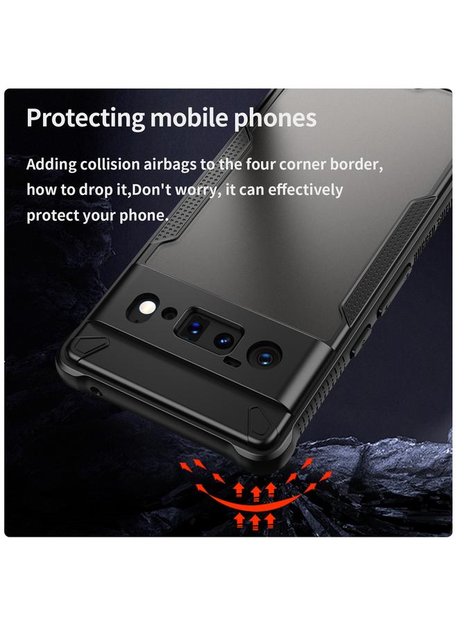 اس-توب جراب لهاتف Google Pixel 6 Pro Armor Glaze PC Hybrid TPU - Image 4