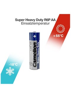 Camelion Camelion Super Heavy Duty R6 AA Zinc-Carbon Batteries – Economical Power (Box of 12)  - Image 3