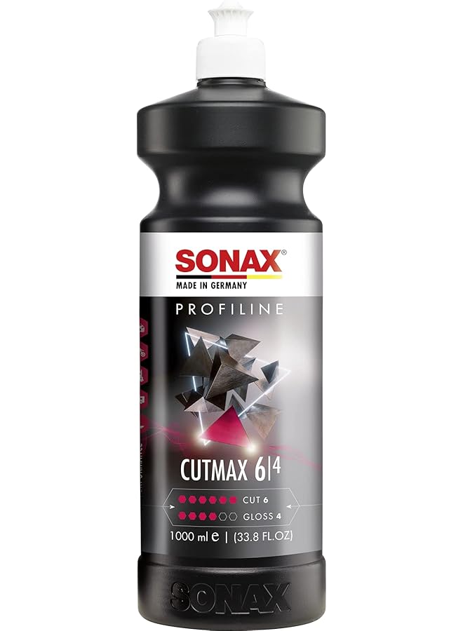SONAX سونكس بروفيلين كوتماكس 1 لتر ملمع كاشط عالي الفعالية للدهانات المتآكلة والمخدوشة. خالي من السيليكون رقم العنصر 02463000، مزيل الخدوش - Image 1