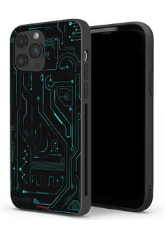Apple iPhone 13 Pro Protective Case Digital Art Circuits Minimalism Multiple Display