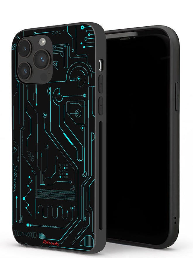 Tolwak - Apple iPhone 13 Pro Protective Case Digital Art Circuits Minimalism Multiple Display - Image 1