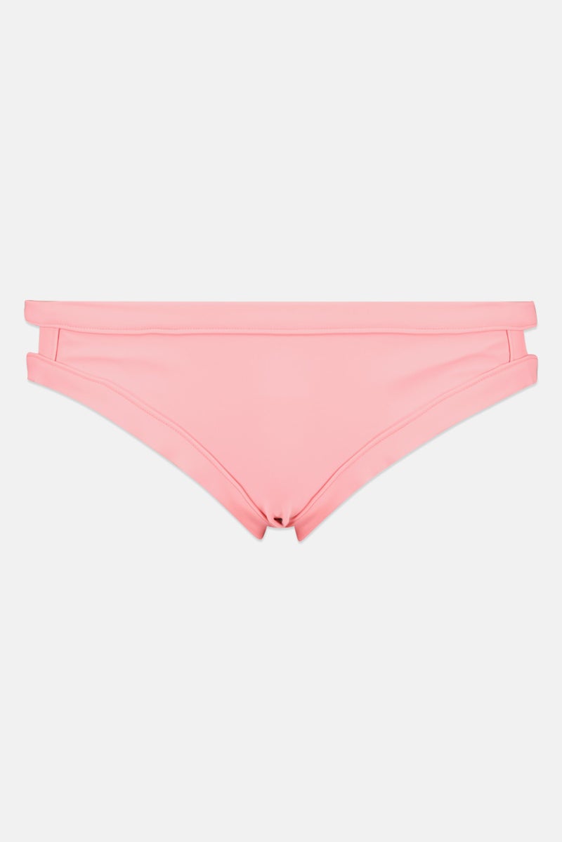 RIP CURL Women Reversible Plain Bikini Bottom, Pink - Image 1