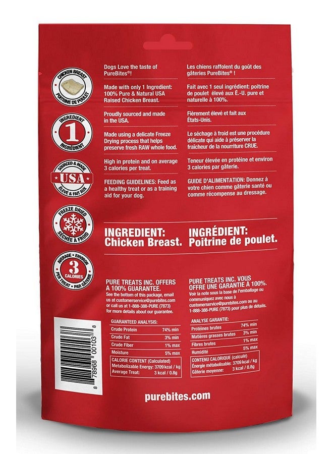 PureBites Chicken Breast for Dogs, 1.4oz / 40g - Entry Size - Image 2