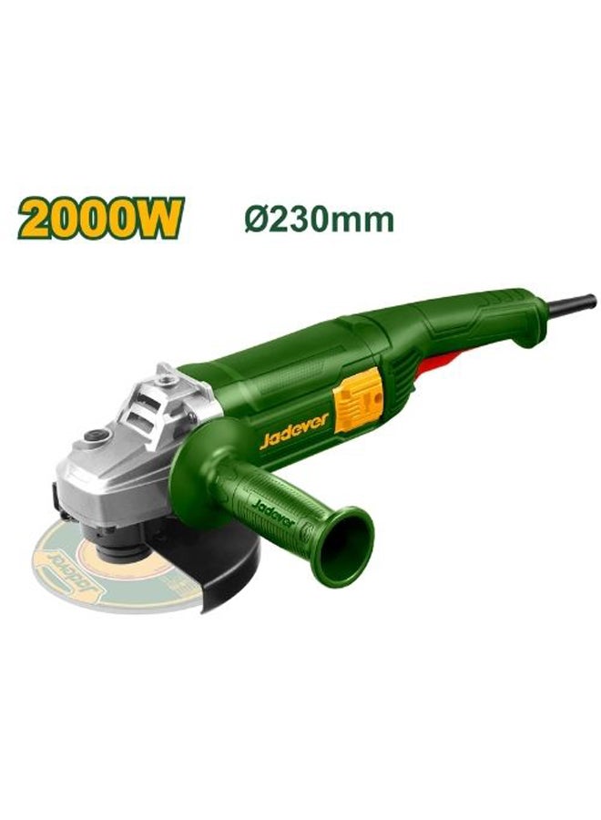 Jadever Angle Grinder 9 Inch 2000W Jdag852001 - Image 2