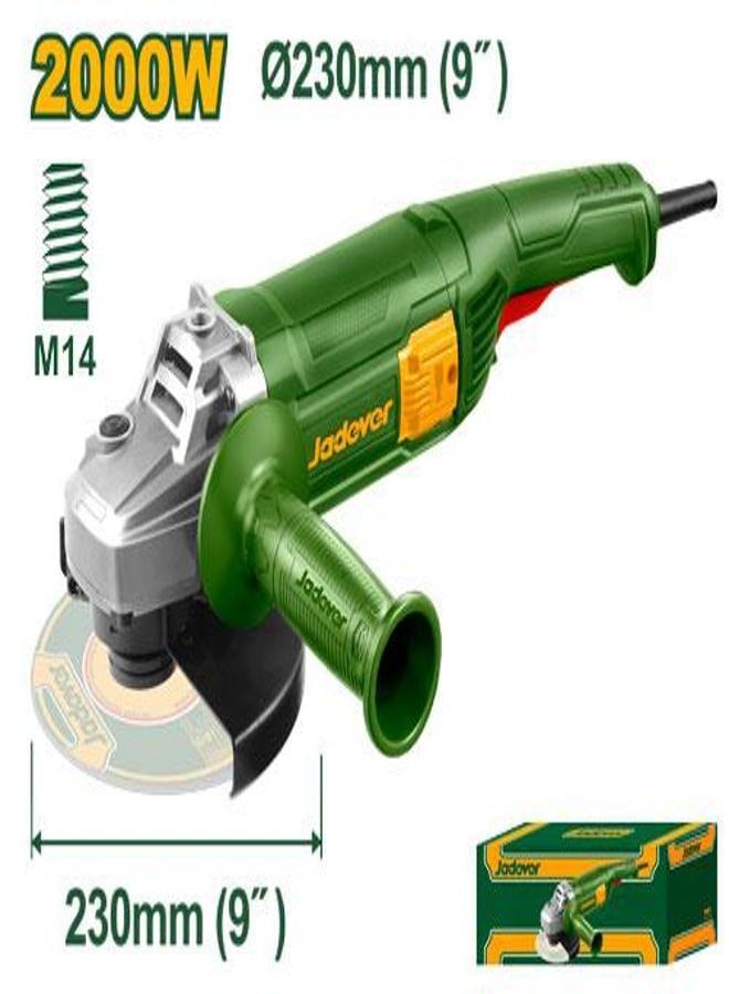 Jadever Angle Grinder 9 Inch 2000W Jdag852001 - Image 1