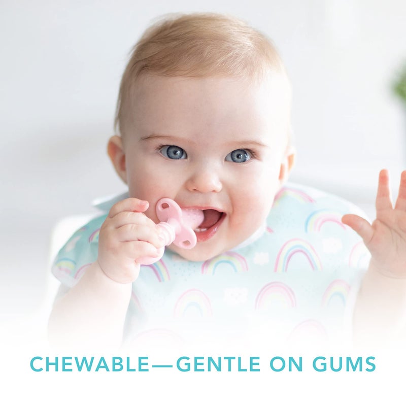 Bumkins Baby Utensils Set, Chewtensils Silicone Spoons for Dipping, Self-Feeding, Baby Led Weaning, Trainer Learning, First Stage Eating, Soft Practice Fork and Spoon, Babies 6 Months, Purple - Image 4