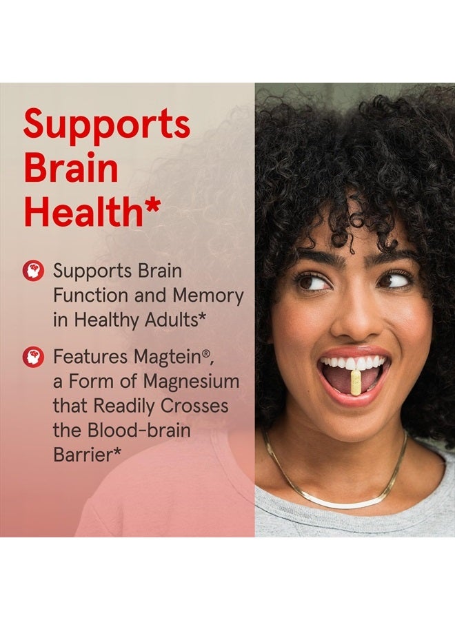 jarrow formulas ماجمايند - يحتوي على 144 ملغ من ماغنيسيوم L-ثريونيت (ماجتين) - يدعم صحة الدماغ والوظيفة والذاكرة - 90 كبسولة - 30 حصة - Image 4