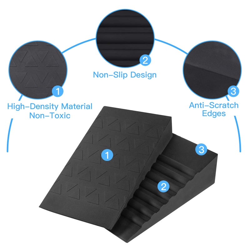 HarderWill Squat Wedge Height Adjustable Slant Board for Heel Elevated Squats Calf Stretcher Block Enhance Mobility And Strength Performance - Image 3