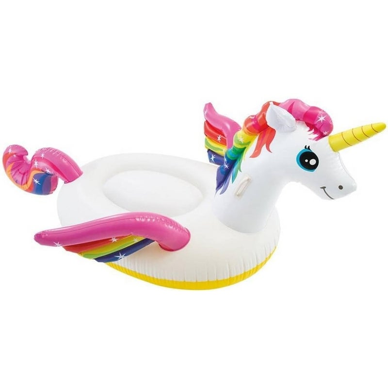 Intex - Unicorn Ride-On Inflatable Pool Float 201x140x97 cm - 57561EP - Image 1