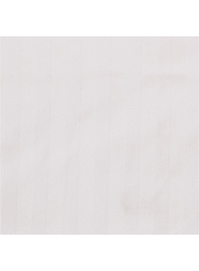 HOTEL COLLECTION Stripe WHITE Double Fitted Sheet 150x200 cm with 2 Pillow Cases - Image 3