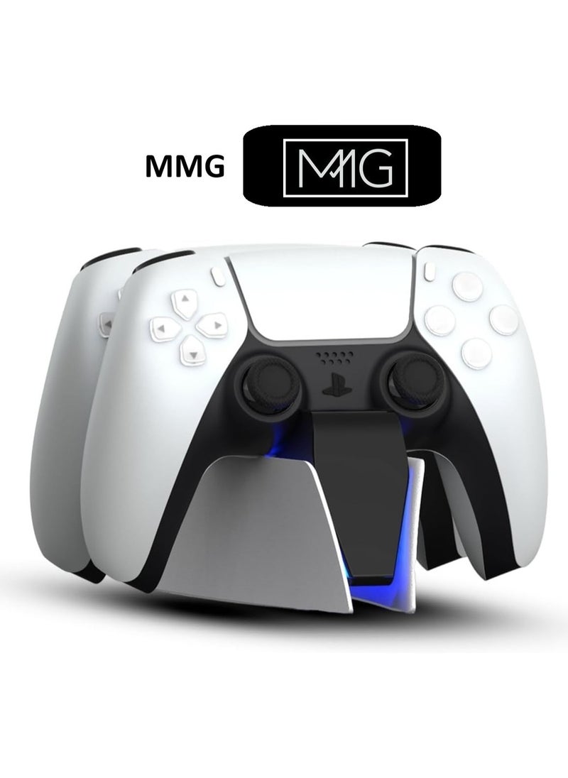 PS5 Controller Charging Station | PS5 Controller Charger for PlayStation 5 Dual Sense Controller | USB Type C PS5 Charger Stand with LED Indicator