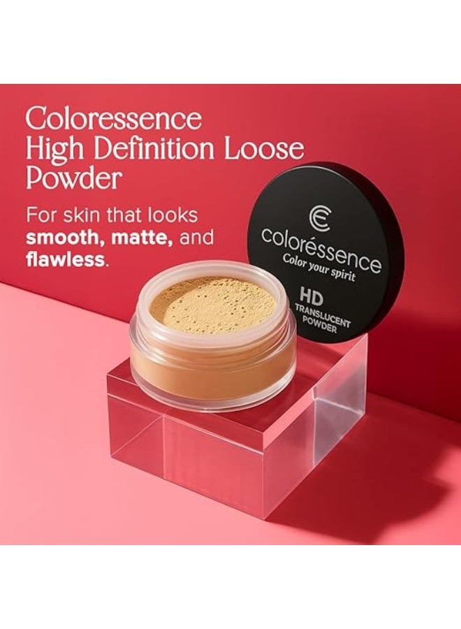 COLORESSENCE HD Translucent Loose Powder, Soft Beige, 10gm | Blurs Pores & Fine Lines | For All Skin Types | Long Lasting | Matte Finish | Lightweight - Image 2